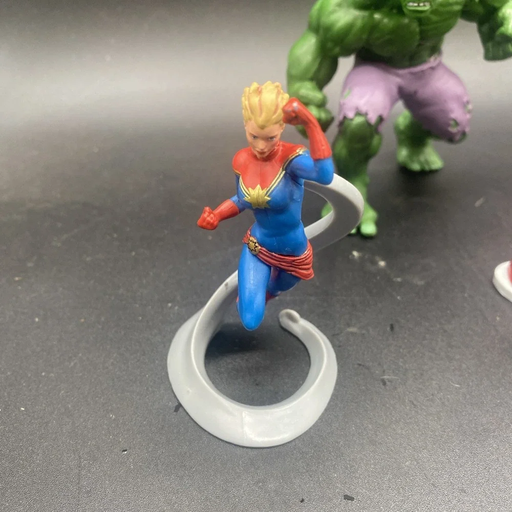 Marvel Disney Avengers Action Figures HULK- Lot Of 8 PVC Cake Toppers Dr Strange